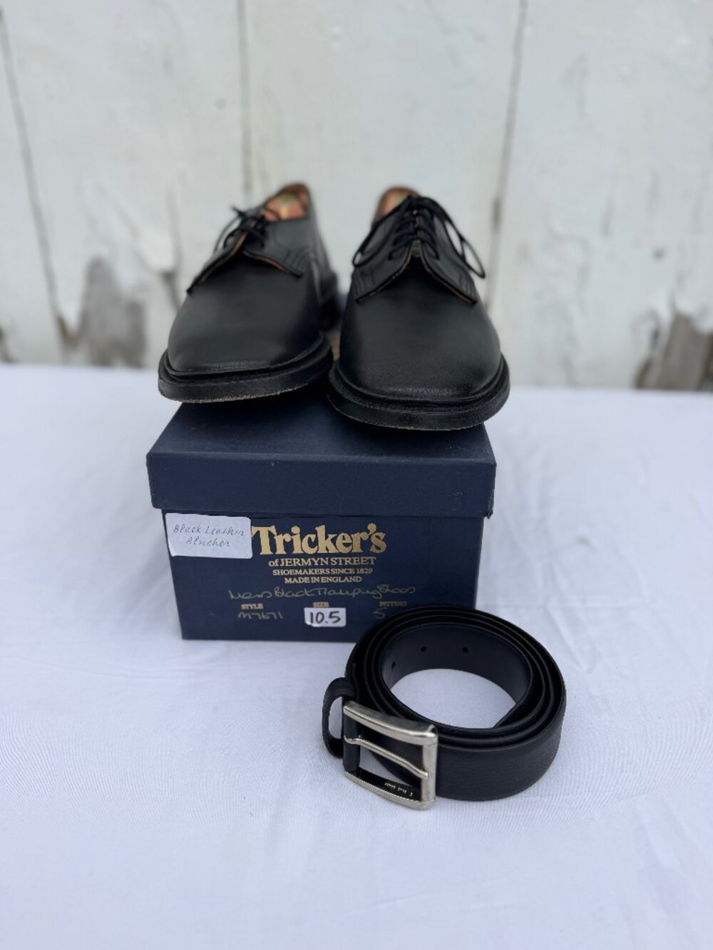 Tricker's Plain Derby Shoes